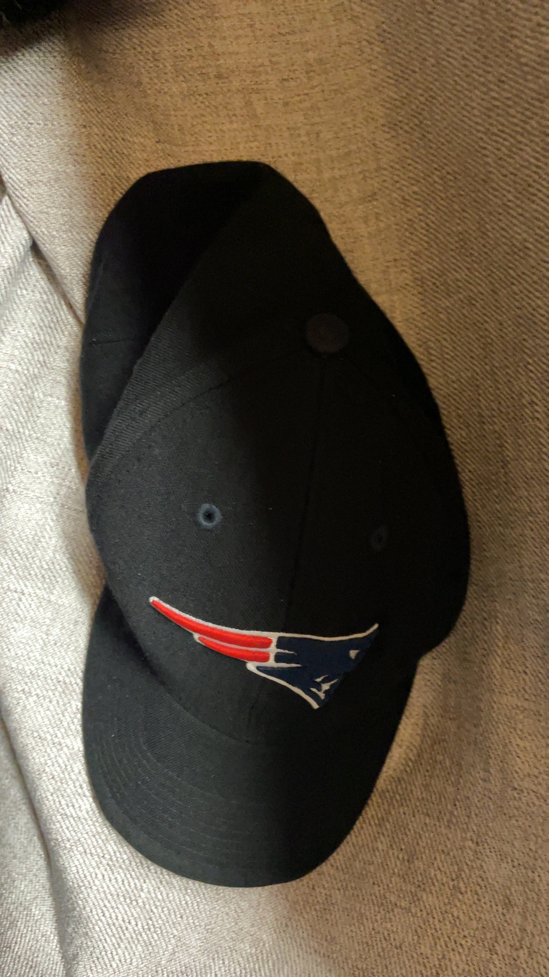 New England Patriots Black Baseball Cap Adjustable image 5