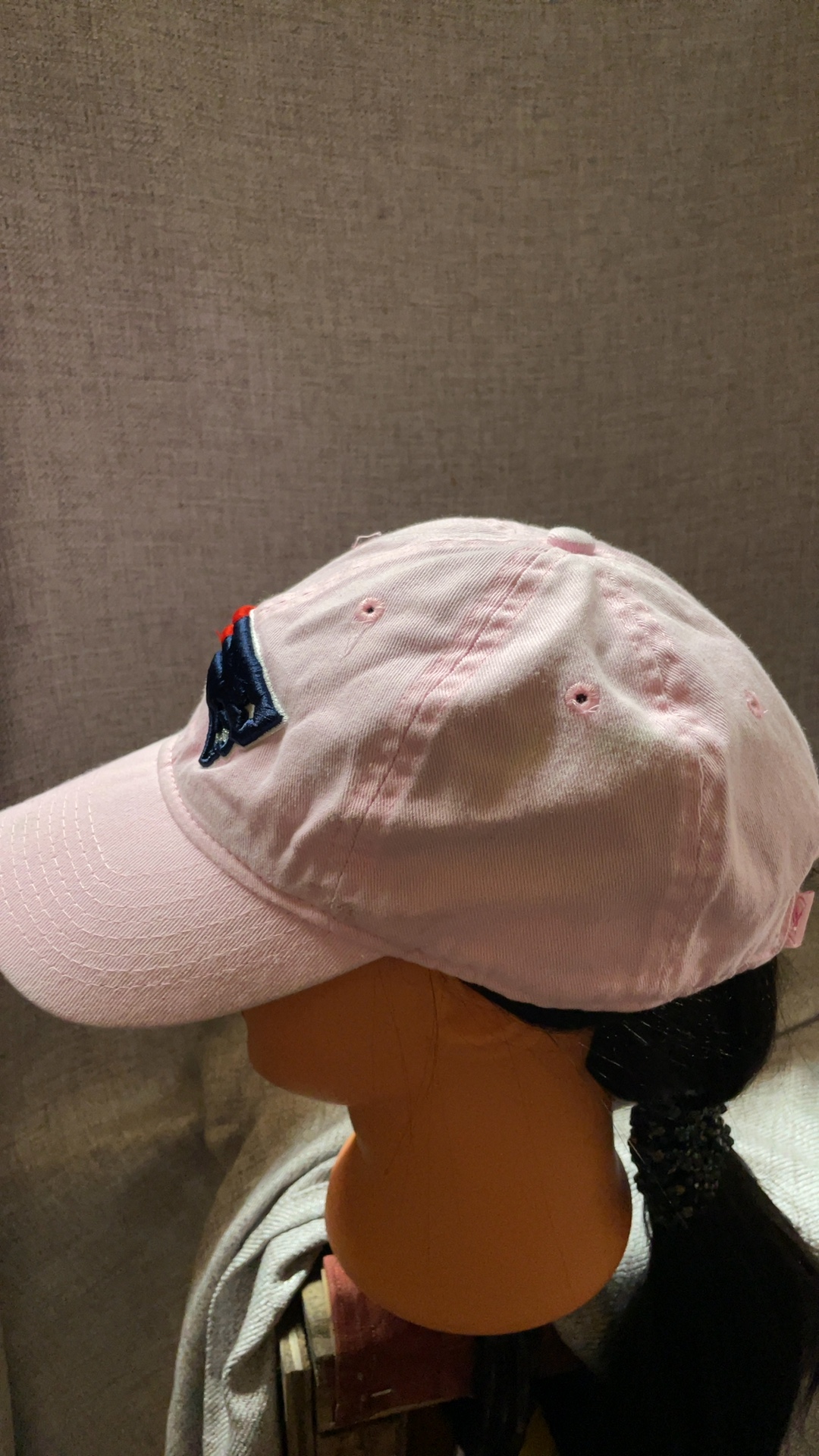 New England Patriots Pink Baseball Cap Adjustable image 4