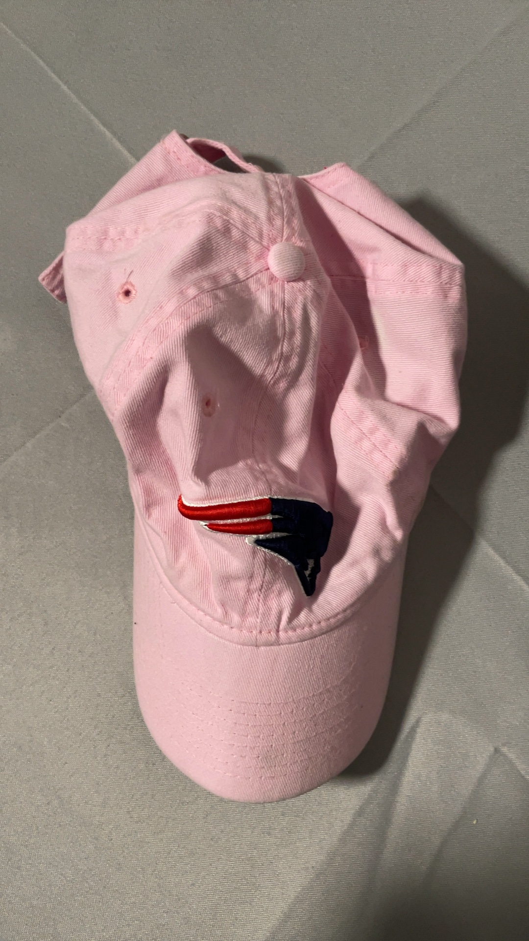 New England Patriots Pink Baseball Cap Adjustable image 5