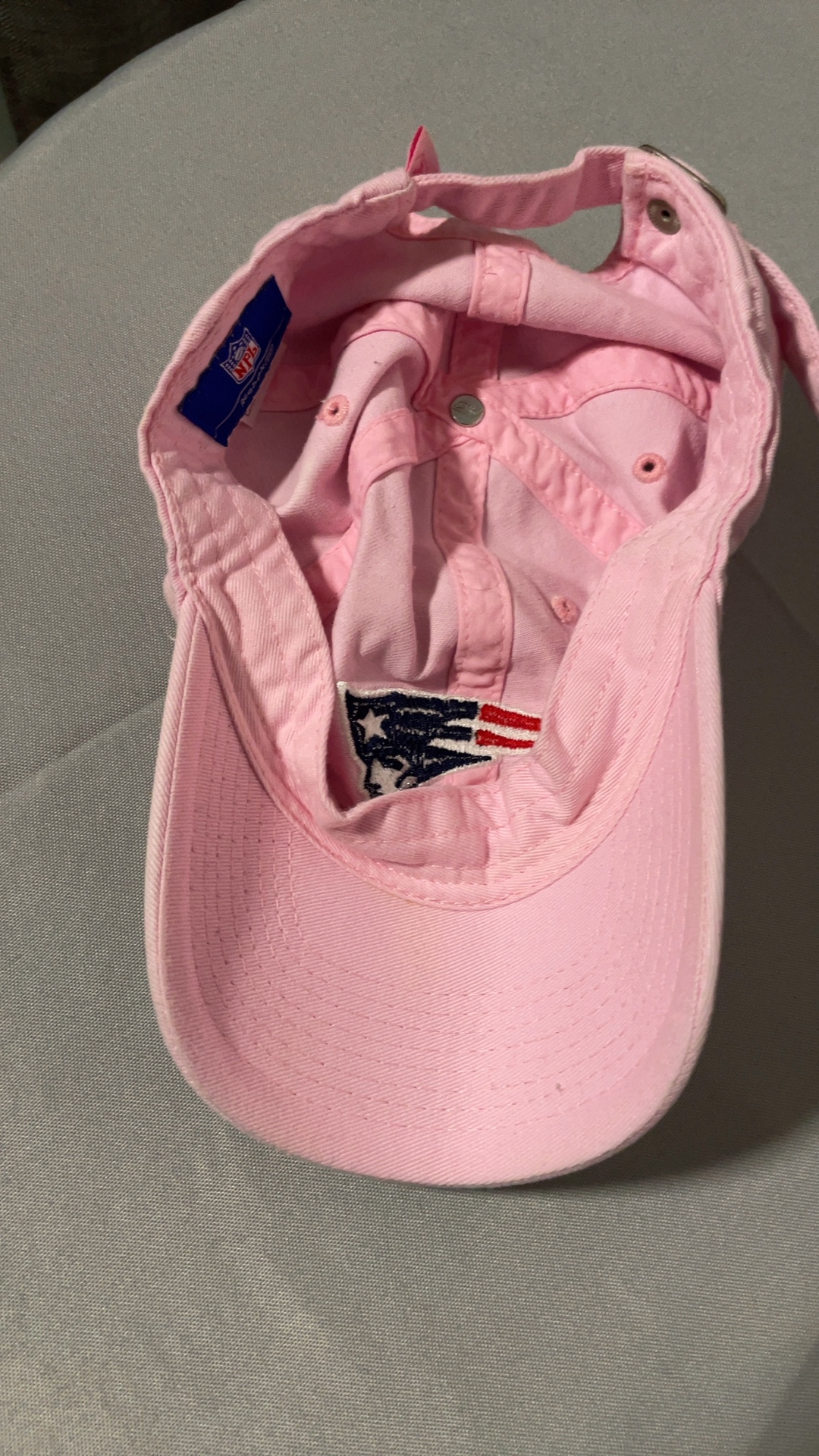 New England Patriots Pink Baseball Cap Adjustable image 6