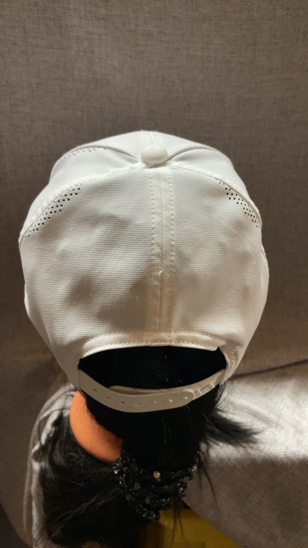 Nike White Legacy91 Dri-Fit Baseball Cap Adjustable image 3