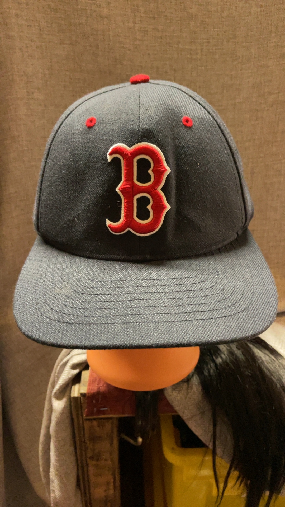 47 Brand Black & Red Boston Red Sox Snapback Hat One Size