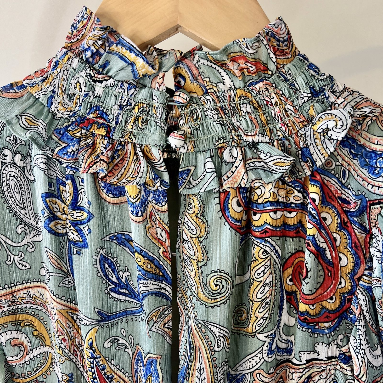Elliatt Amaya Paisley Asymmetric Midi Dress S / AU 8 / US 4 Boho Party 70s Party image 3