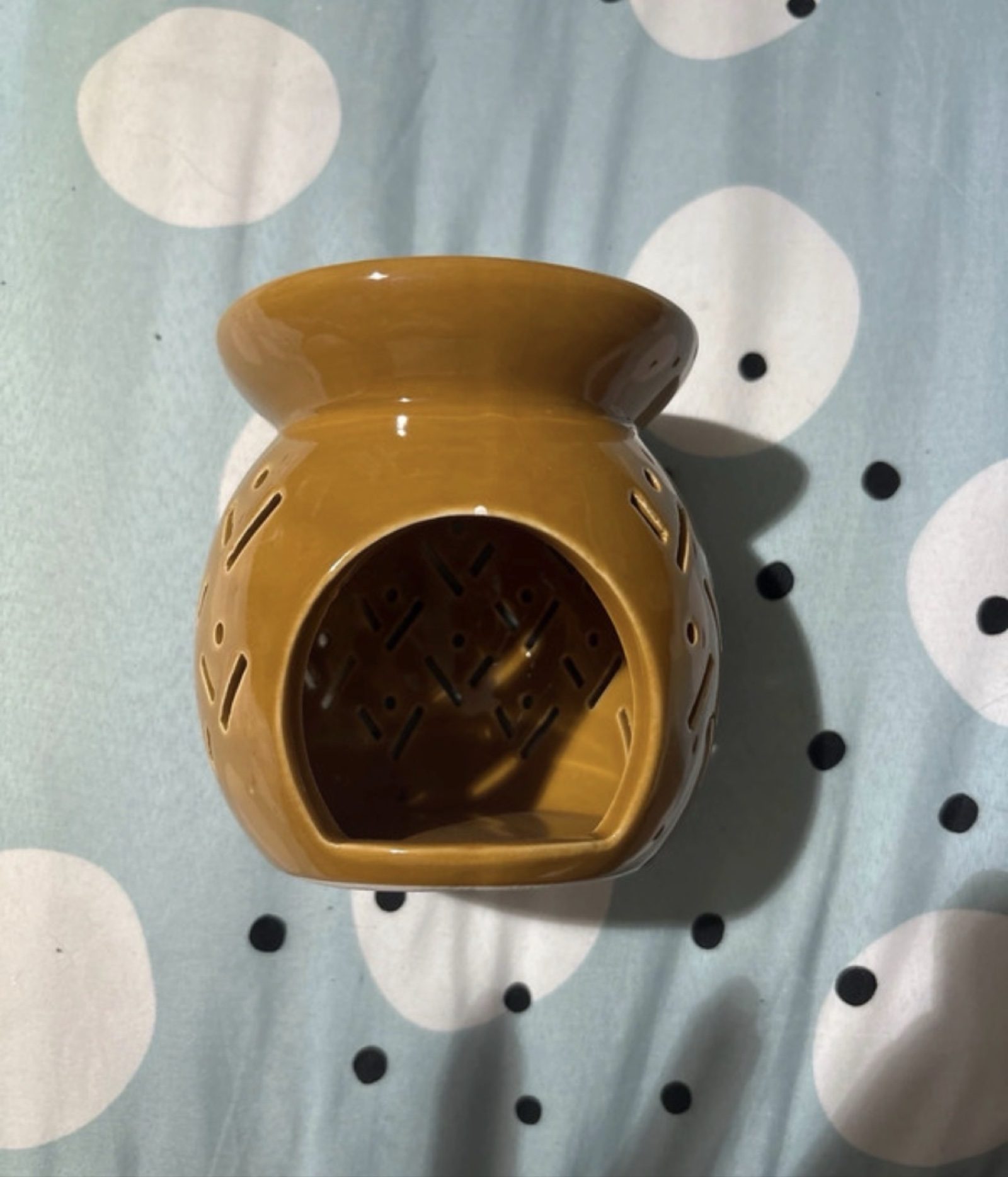 Brown Ceramic Oil Burner