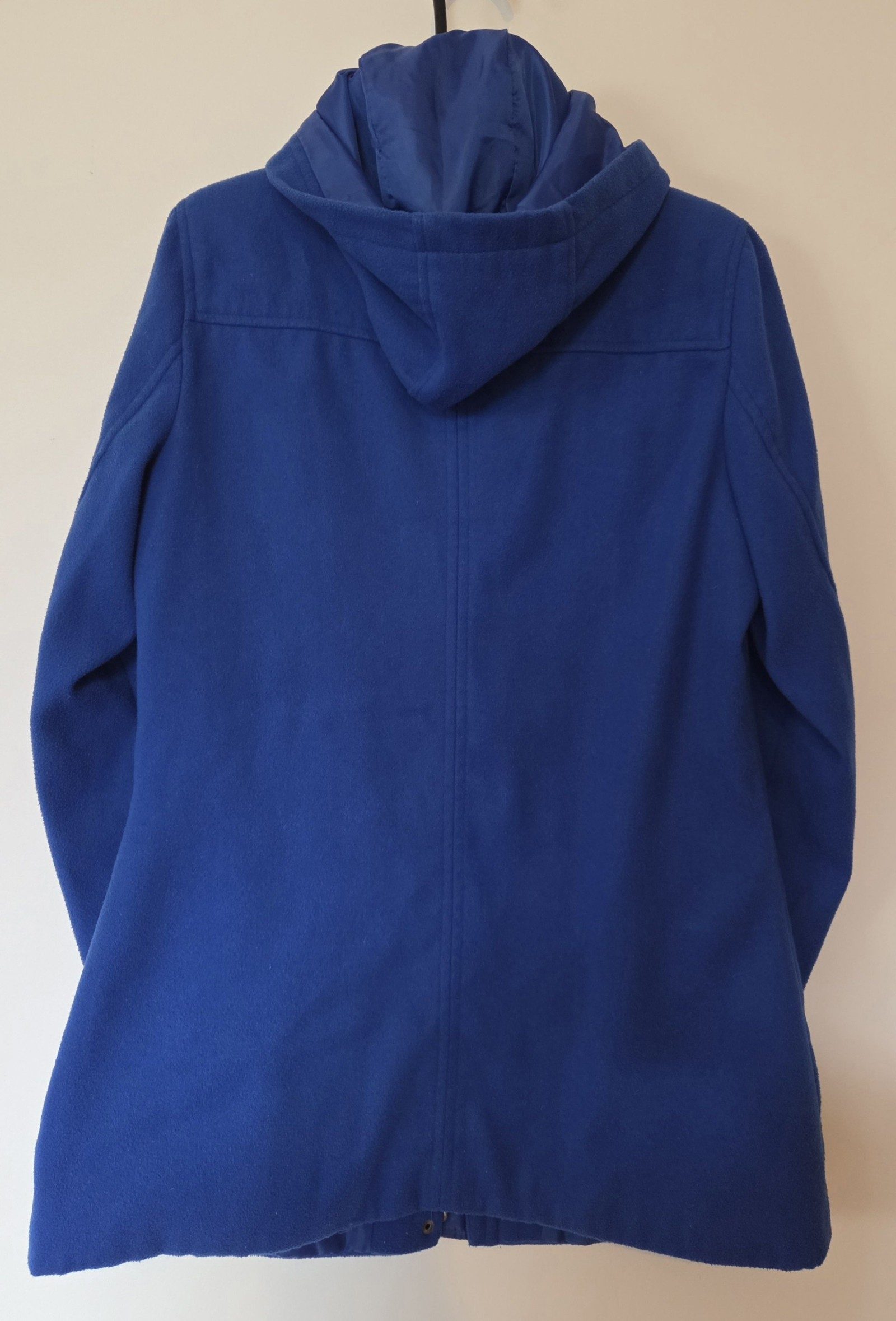 Katies Womens Blue Hooded Toggle Coat Size 8 image 4