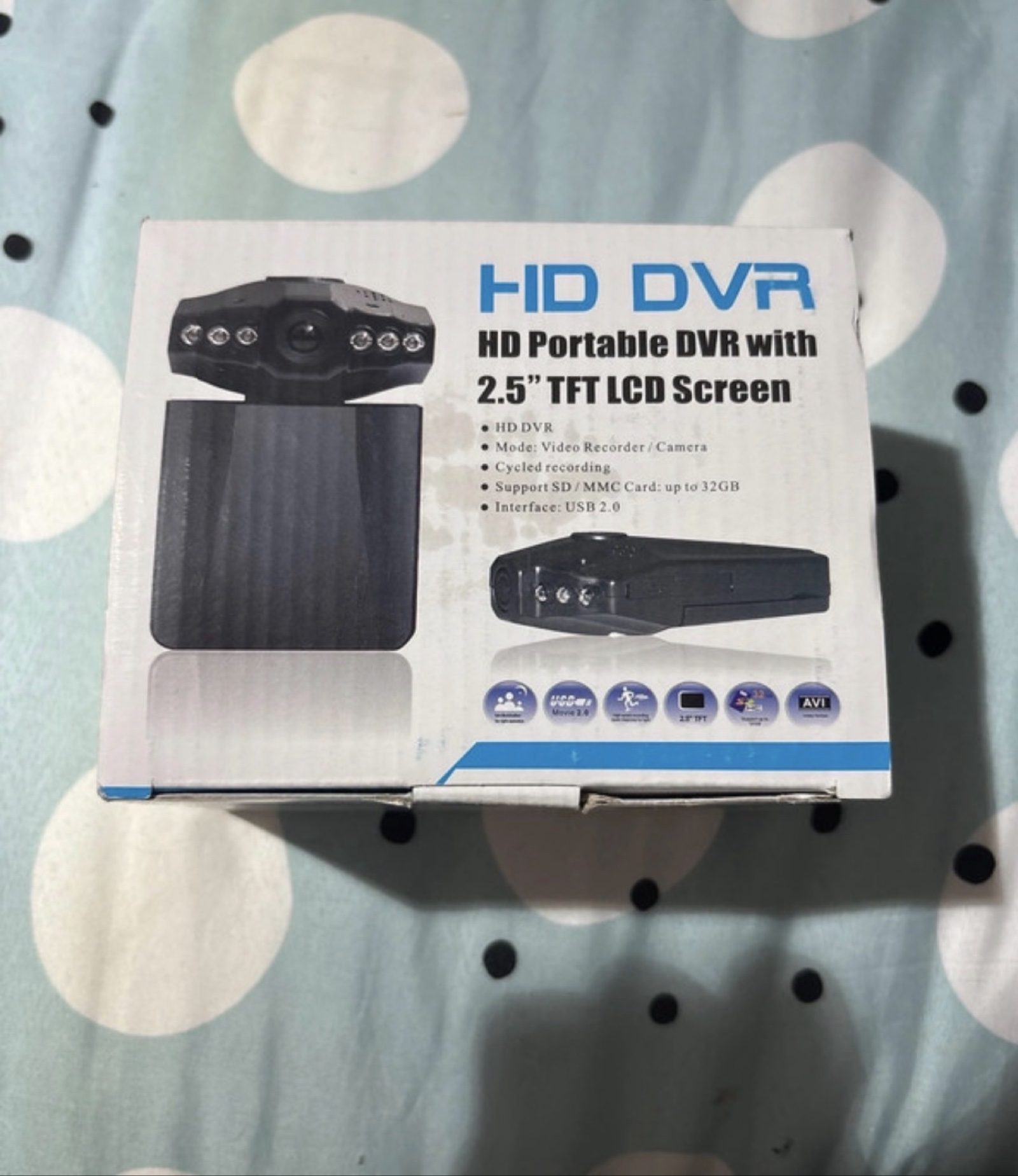 HD Portable DVR with 2.5" TFT LCD Screen Video Recorder Camera