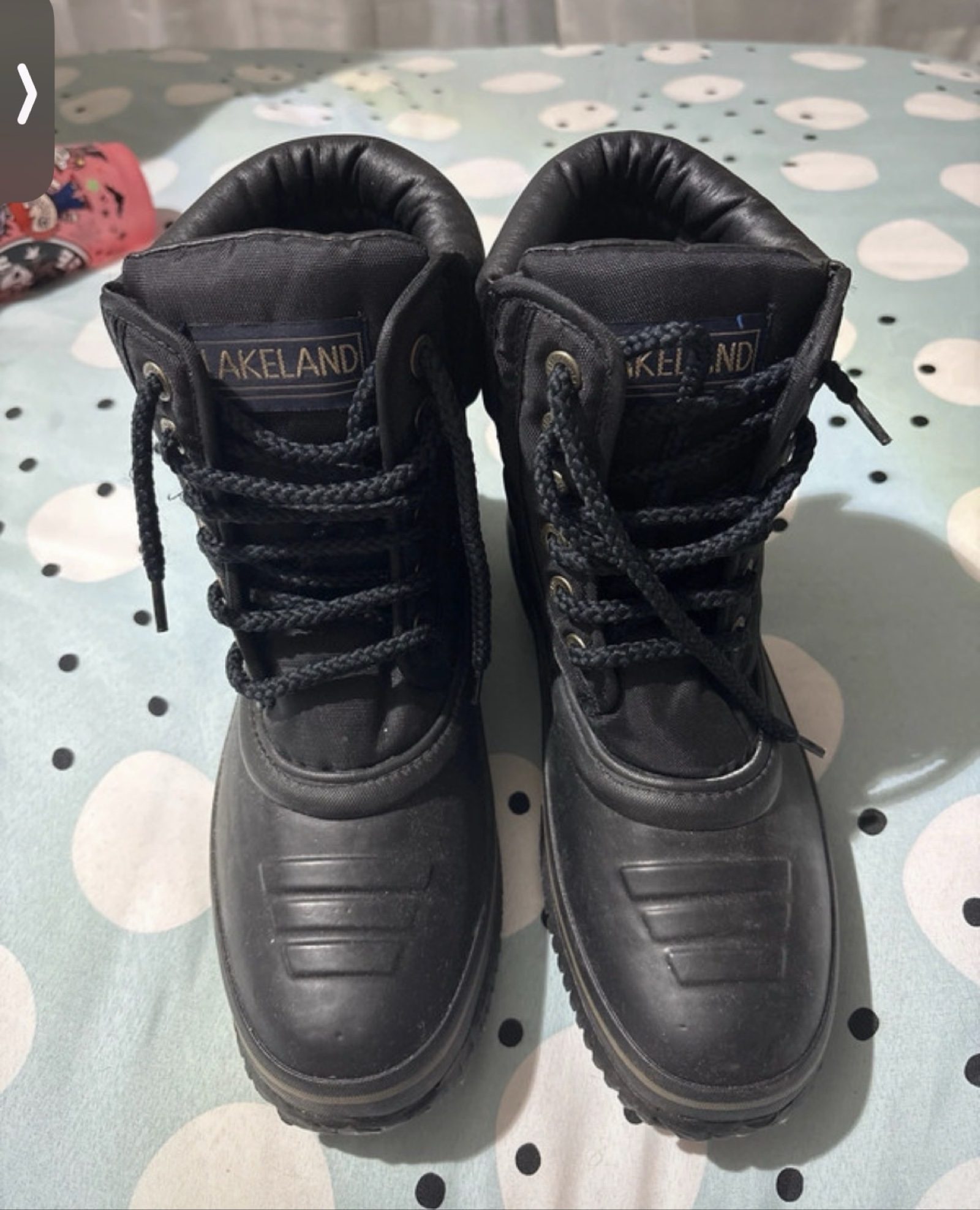 Lakeland Black Waterproof Winter Boots UK 7