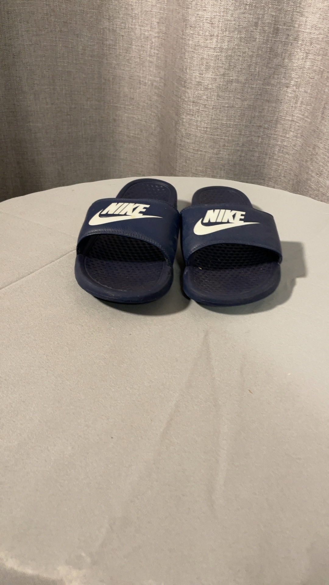 Nike Benassi JDI midnight navy/white slides US 7 image 3