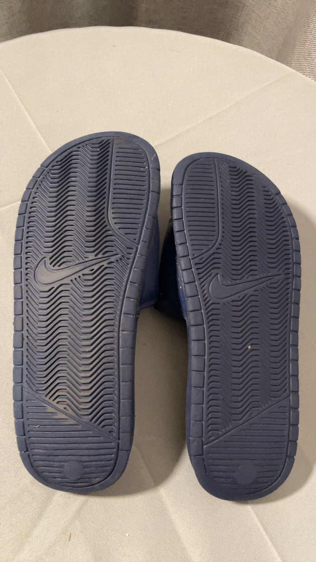 Nike Benassi JDI midnight navy/white slides US 7 image 5