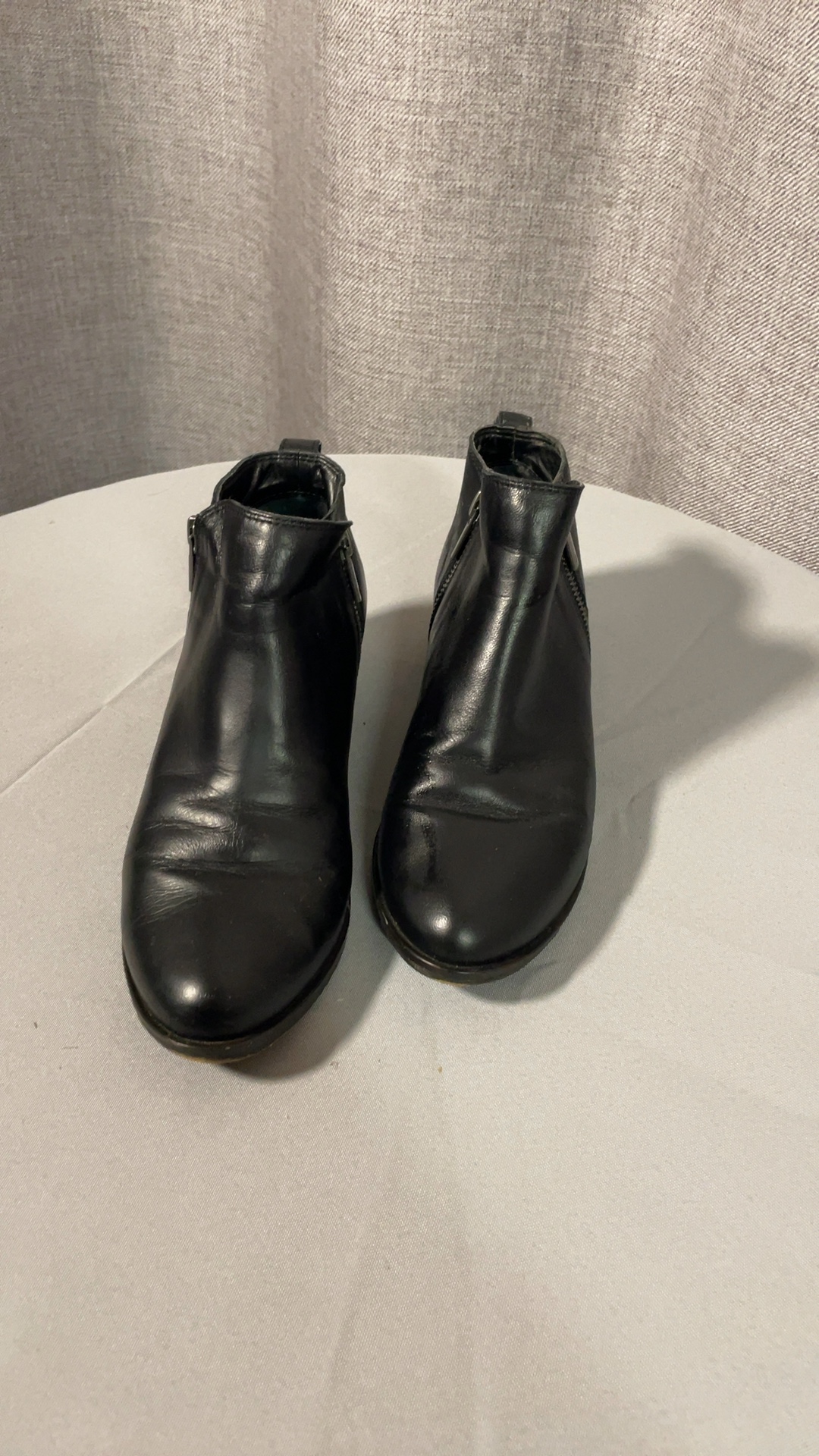 Lucky Brand Black Leather Ankle Boots US 7.5