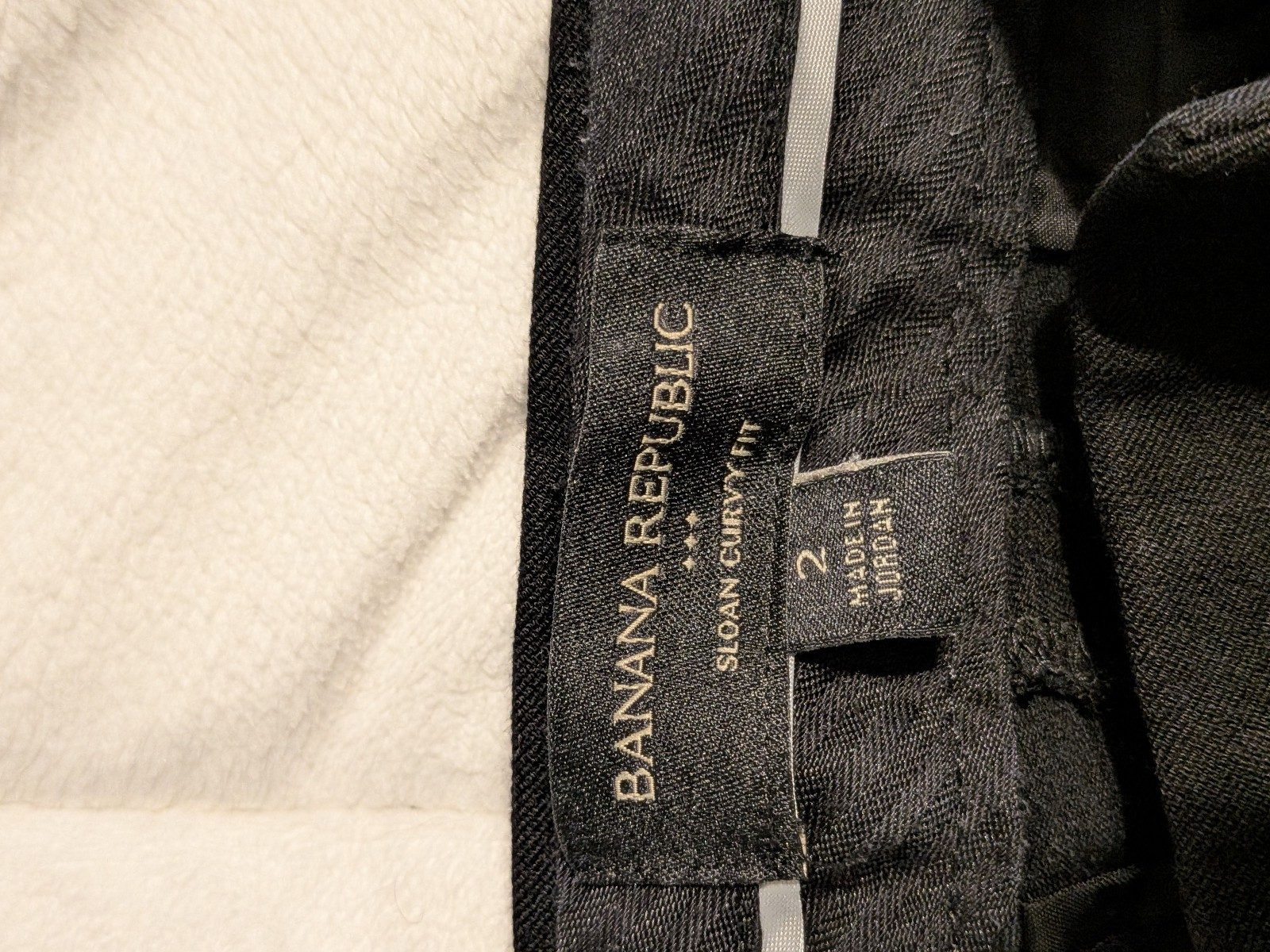 Banana Republic Women's Black Sloan Crop Fit Pants Size 2 image 5
