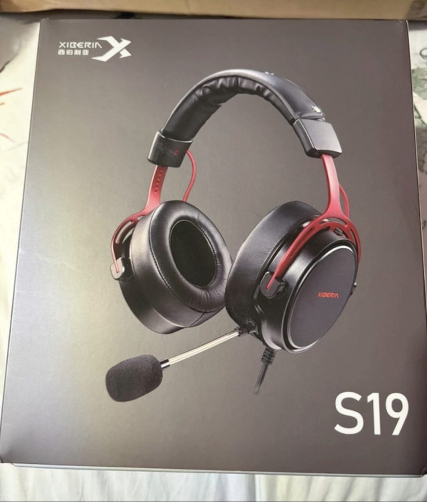 Xiberia Black & Red S19 Gaming Headset