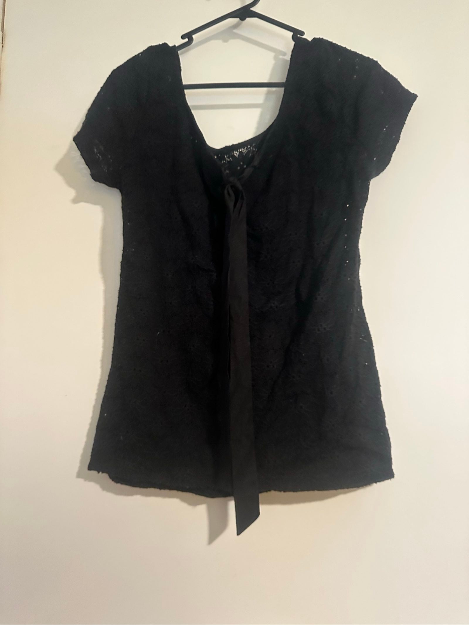 Princess Highway Black Lace Top Women's Size 8 image 2