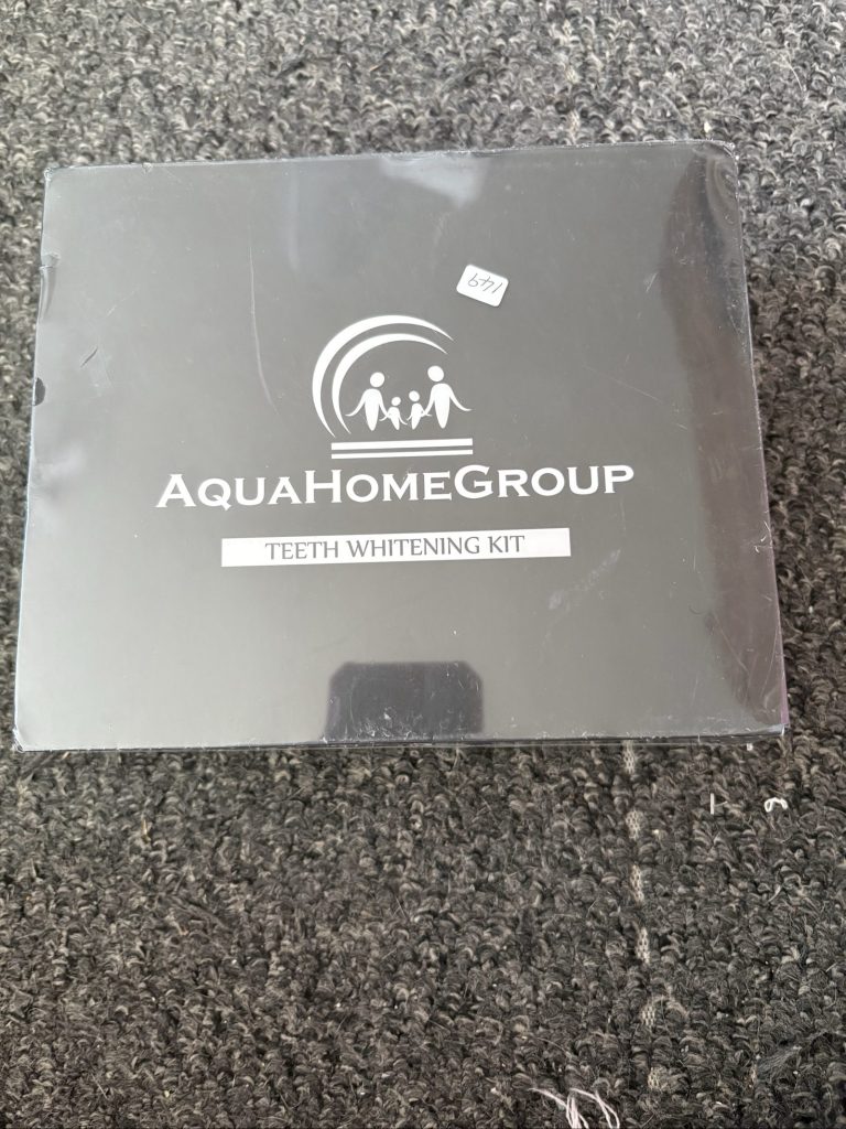 AquaHomeGroup Black Teeth Whitening Kit with LED Light