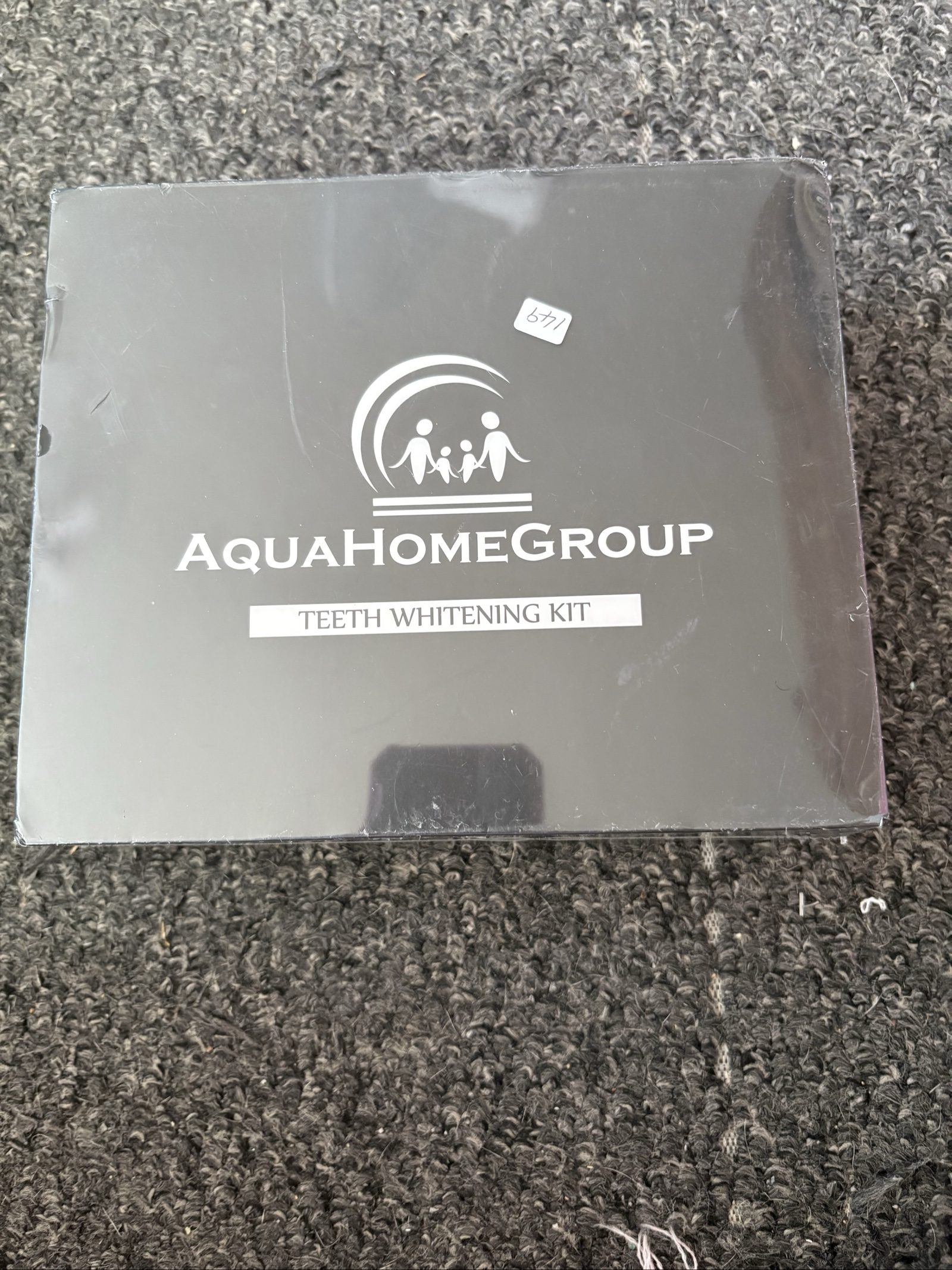 AquaHomeGroup Black Teeth Whitening Kit with LED Light