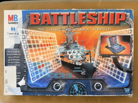 MB Games Battleship Classic Naval Strategy Board Game