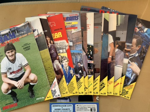 Ram Magazine Derby County Football Programmes Lot of 12 1986-1987 Season Vintage