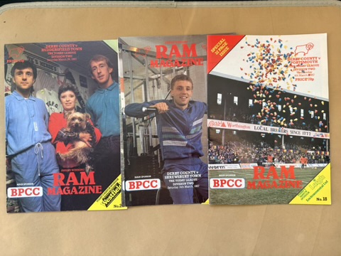Ram Magazine Derby County Football Programmes Lot of 12 1986-1987 Season Vintage image 4