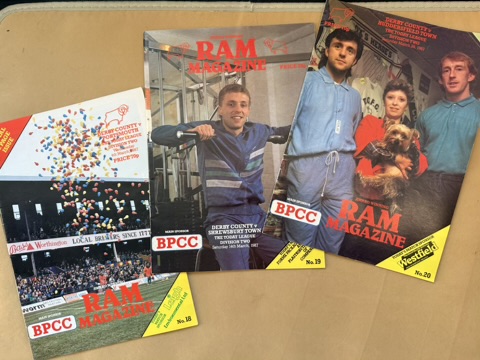 Ram Magazine Derby County Football Programmes Lot of 12 1986-1987 Season Vintage image 5