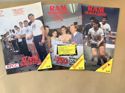 Ram Magazine Derby County Football Programmes Lot of 12 1986-1987 Season Vintage image 6