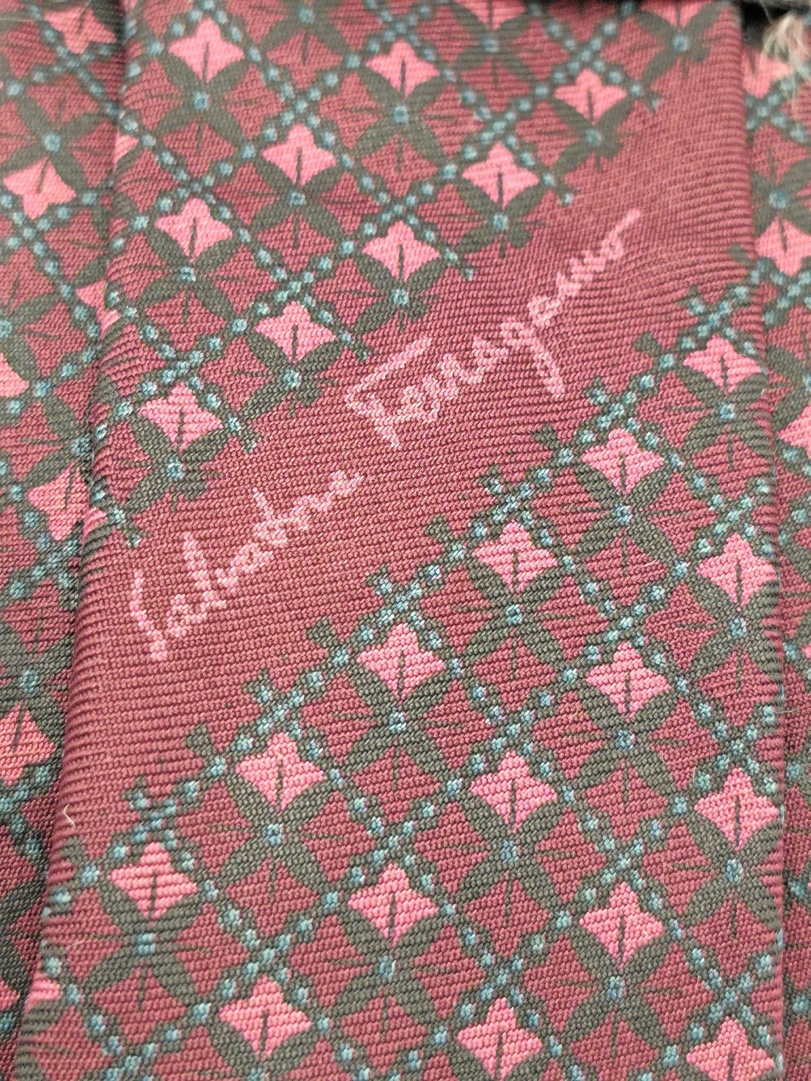 Salvatore Ferragamo Men’s Multi Colour Pattern Silk Tie Other image 4