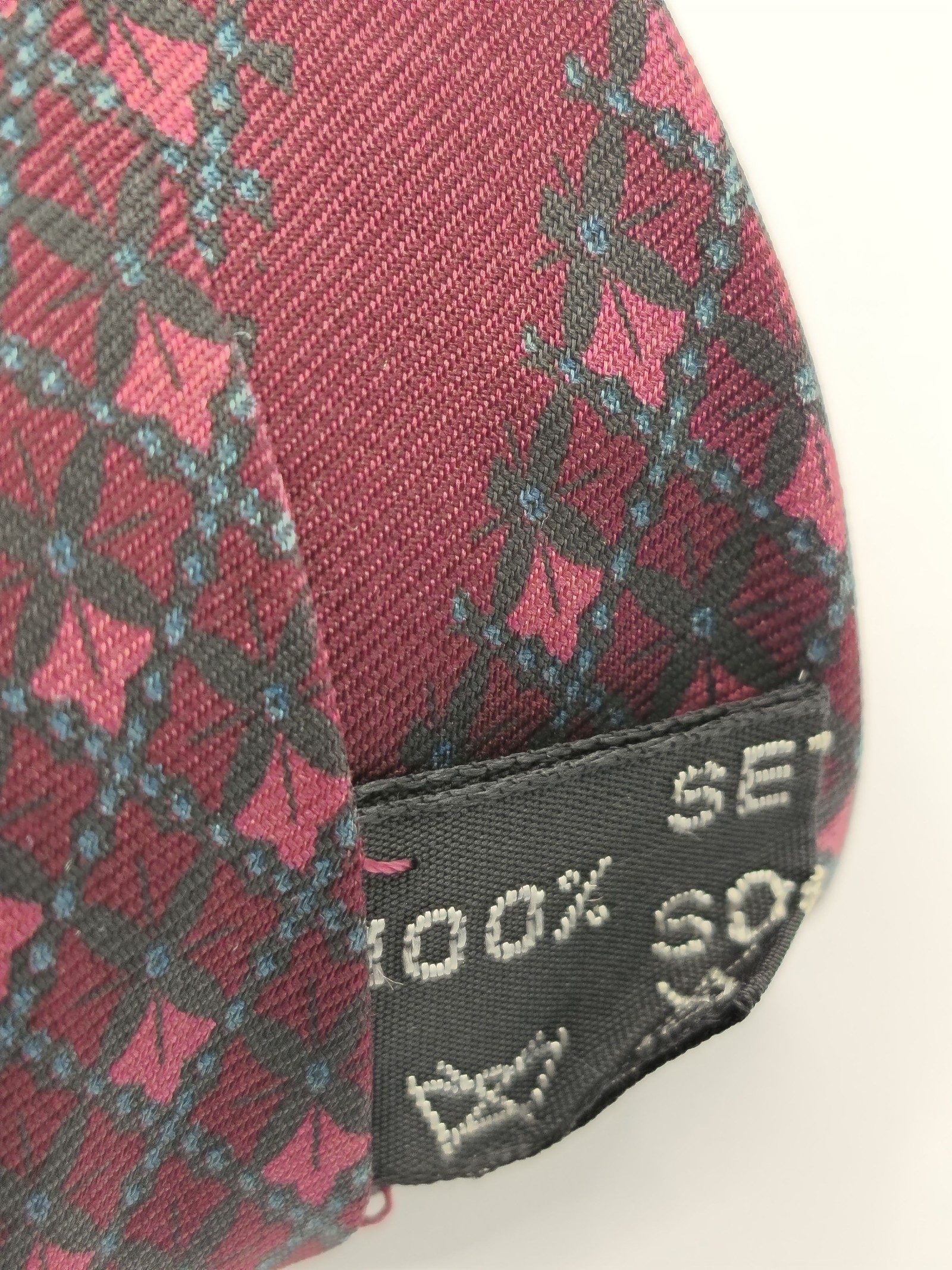 Salvatore Ferragamo Men’s Multi Colour Pattern Silk Tie Other image 6