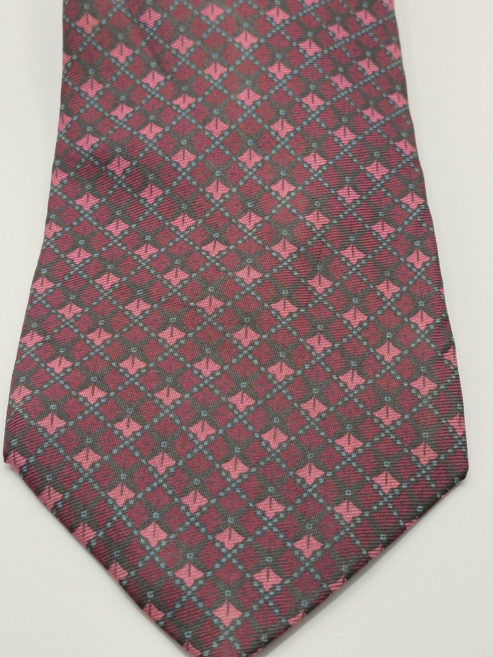 Salvatore Ferragamo Men’s Multi Colour Pattern Silk Tie Other image 9