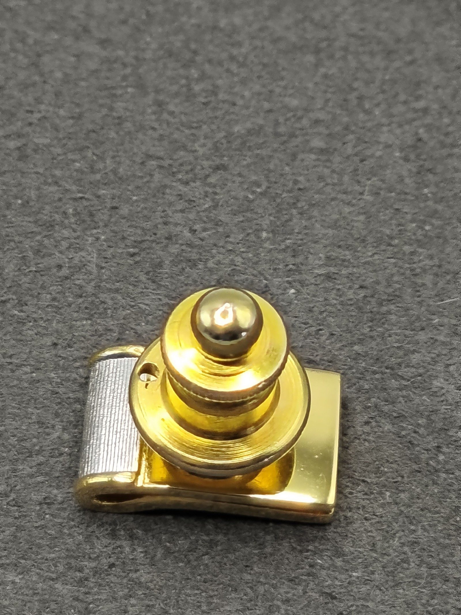 Gold & Silver Tone Metal Men's Tie Clip with G Logo Other image 6