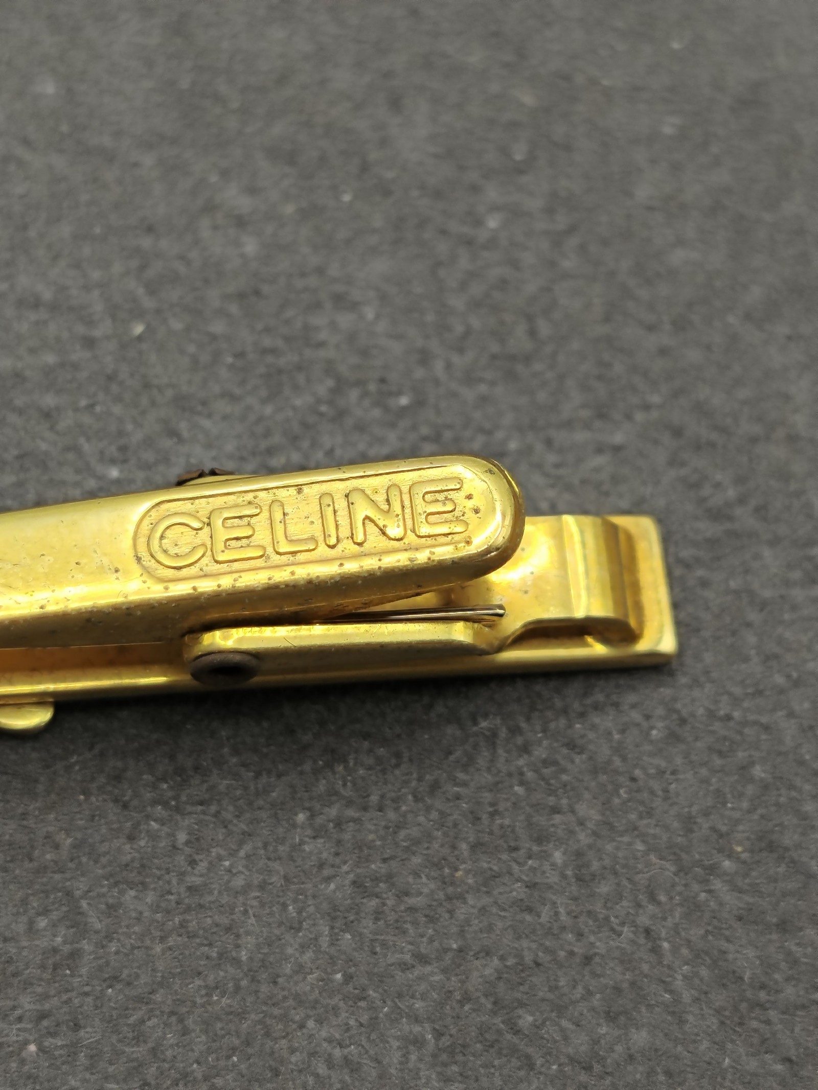 Celine Men's Gold-tone Tie Clip 6 cm image 4