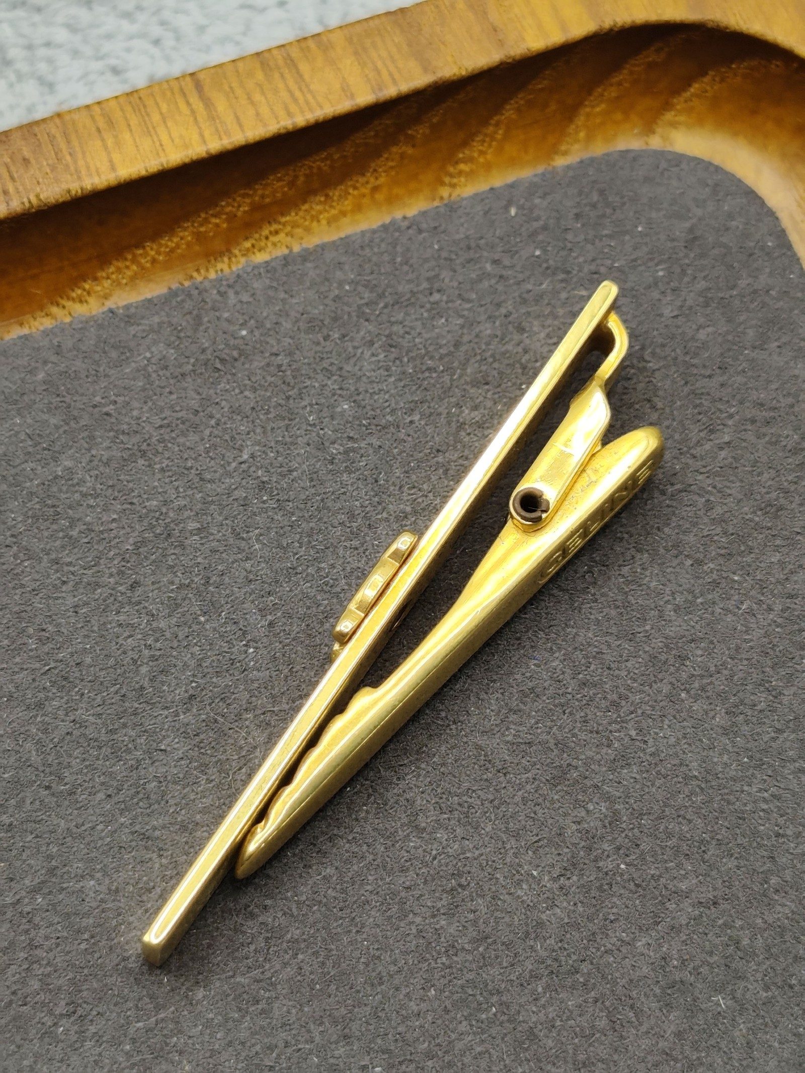 Celine Men's Gold-tone Tie Clip 6 cm image 6