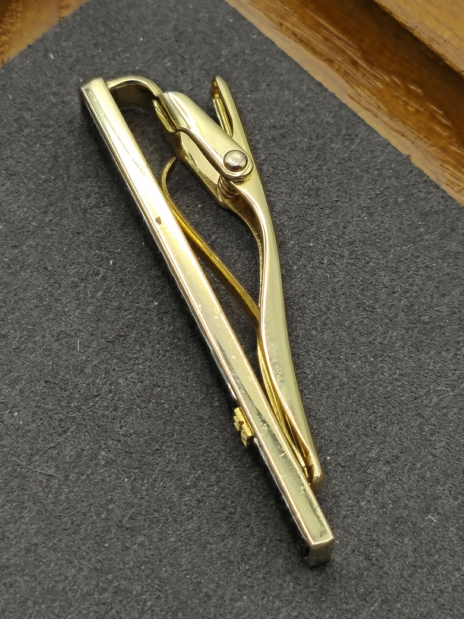 Givenchy Men Black & Gold Stainless Steel Tie Clip 6.5 cm image 10