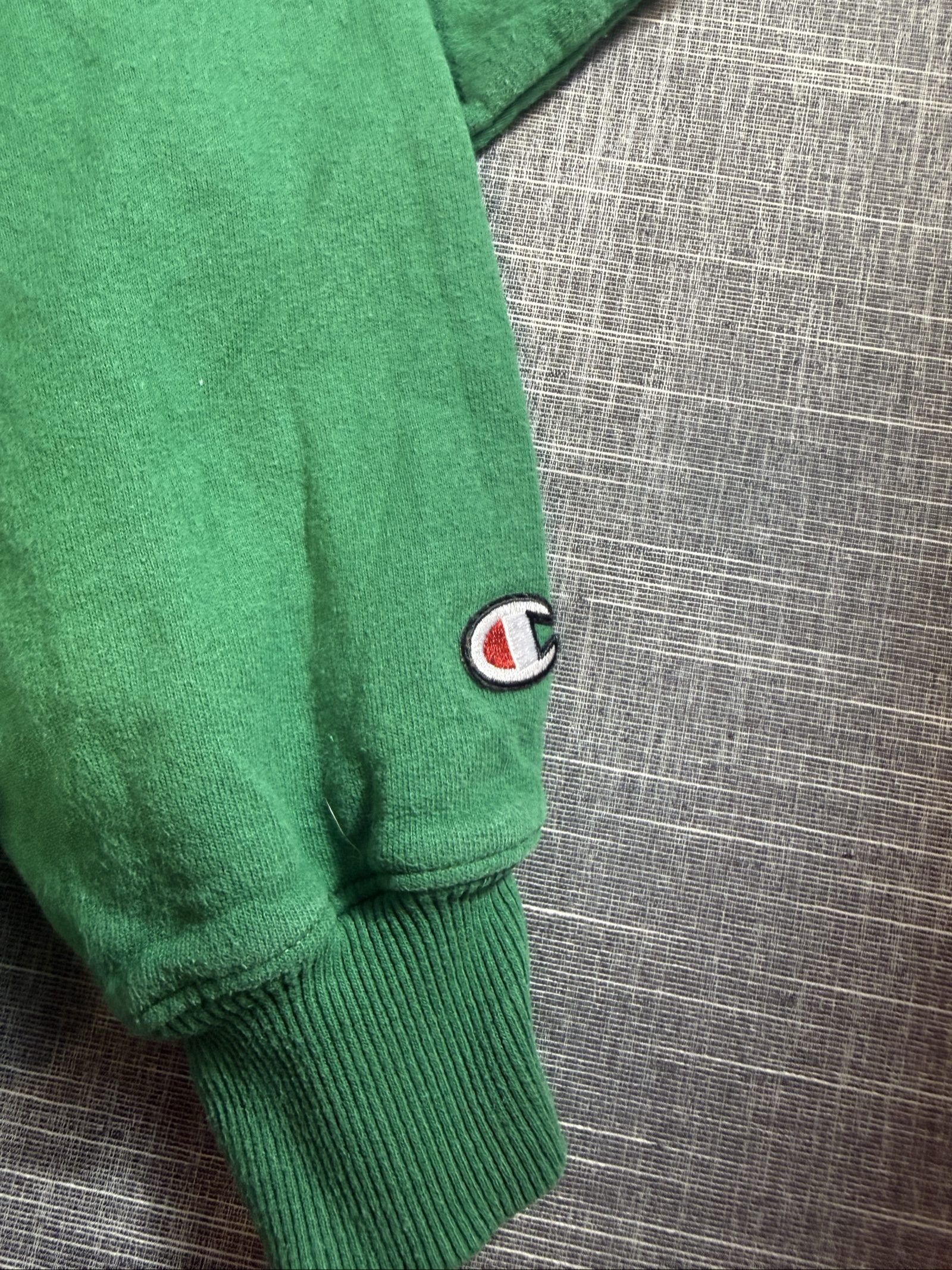 Champion Men's XL Green ECO Authentic Cotton Blend Sweatshirt Long Sleeve image 4