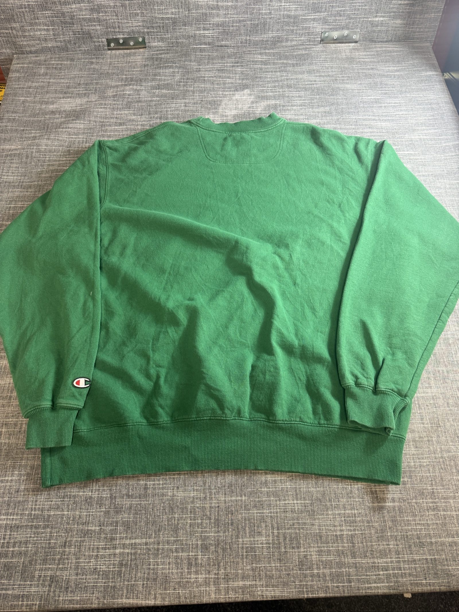 Champion Men's XL Green ECO Authentic Cotton Blend Sweatshirt Long Sleeve image 5