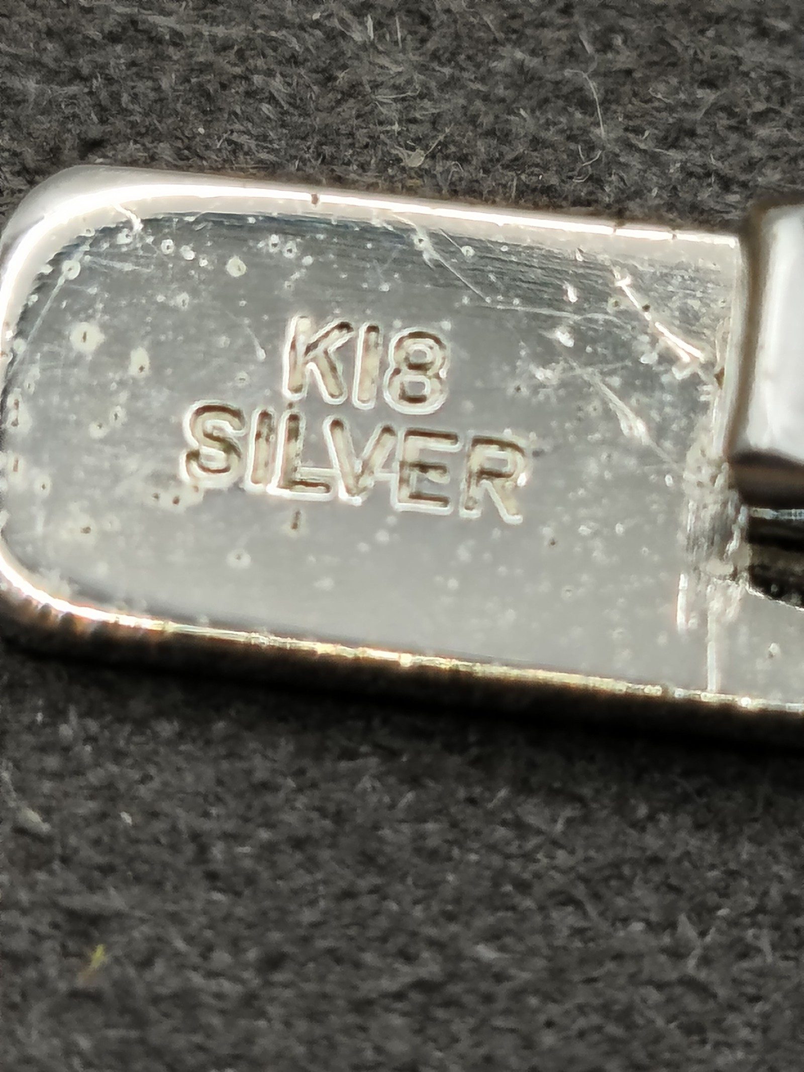Silver & Gold Tone Metal Men's Tie Clip Bar with Chain Other image 8