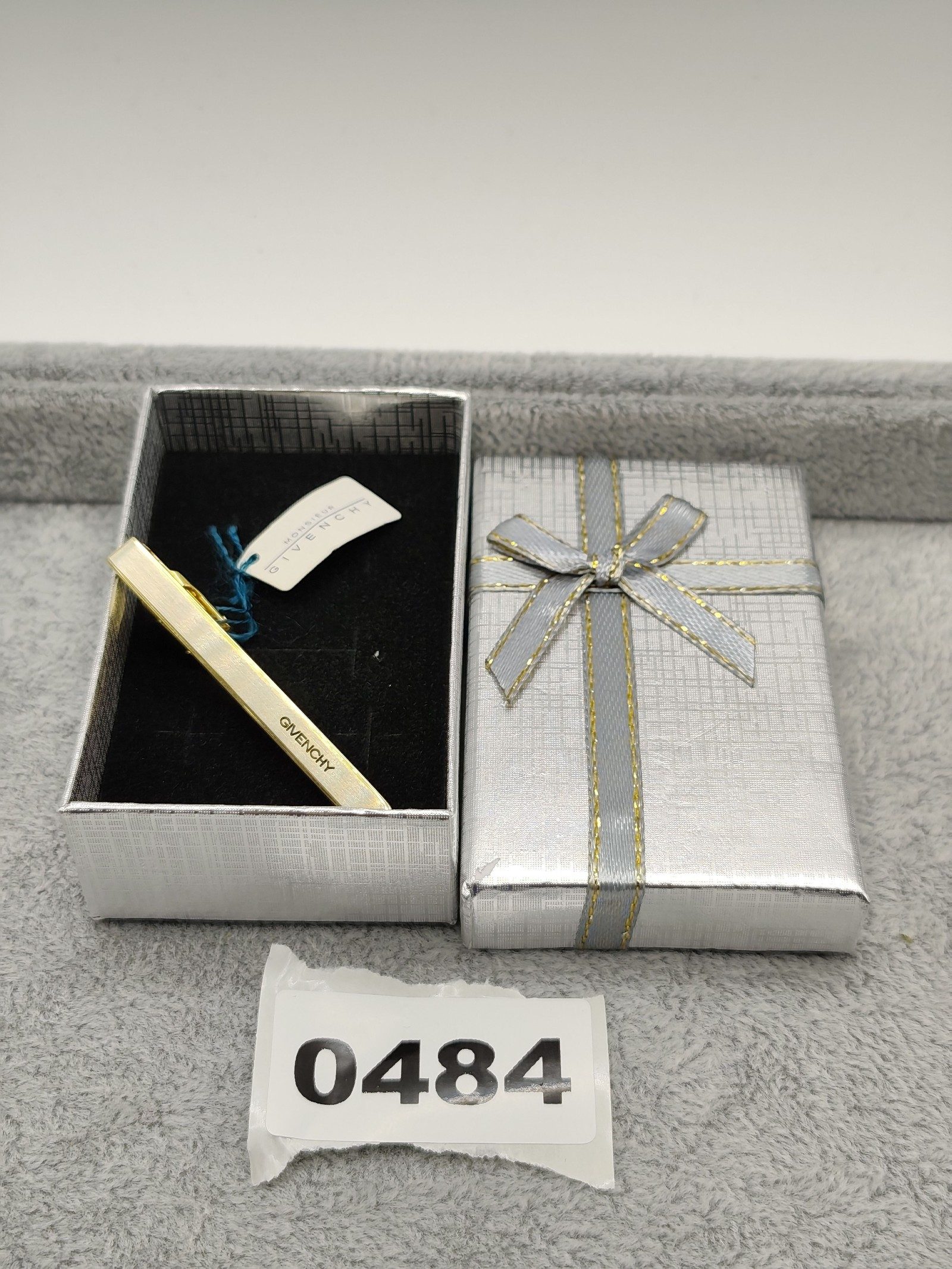 Givenchy Men Gold Tone & Silver Tie Clip Bar Other