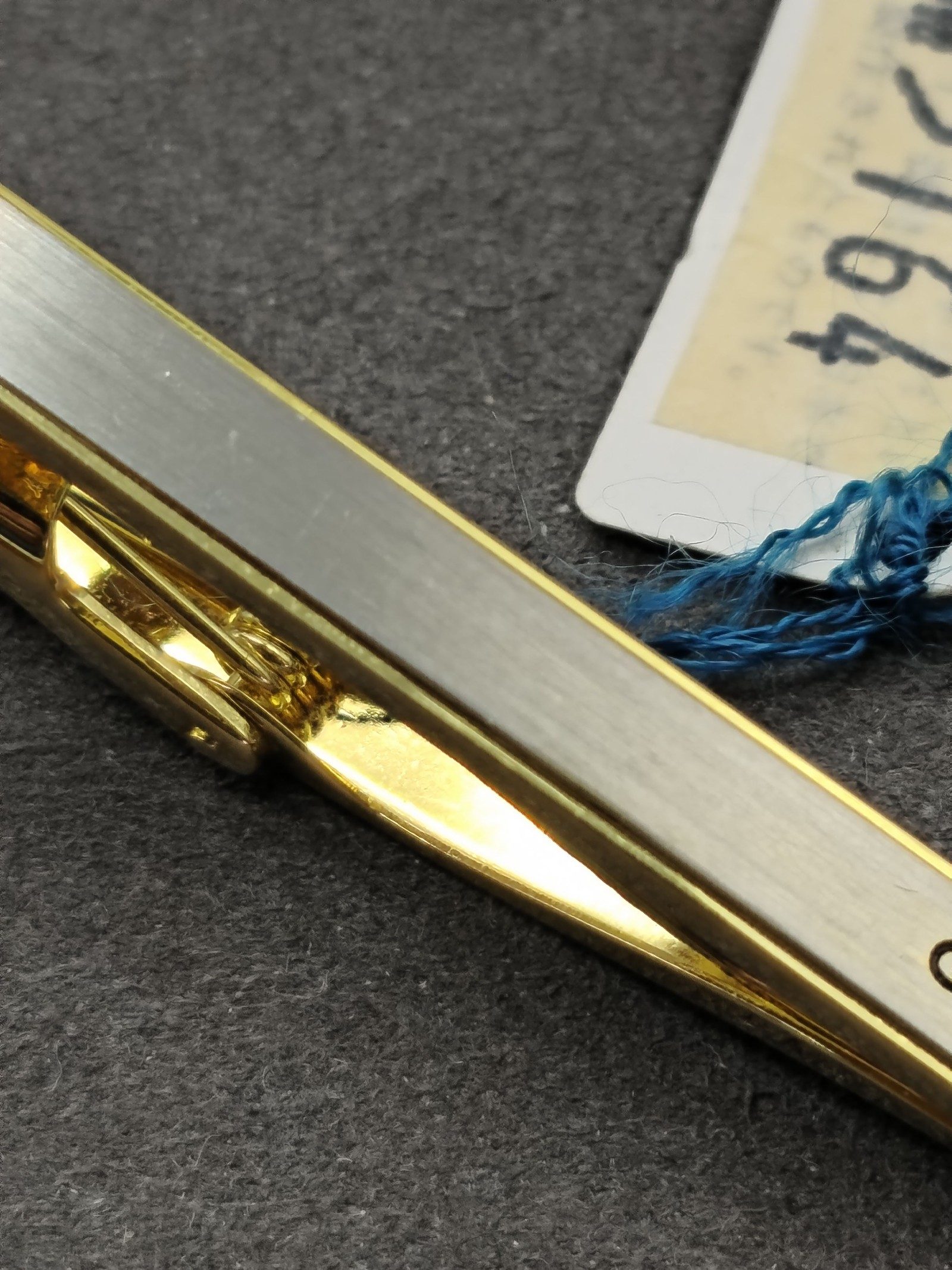 Givenchy Men Gold Tone & Silver Tie Clip Bar Other image 5