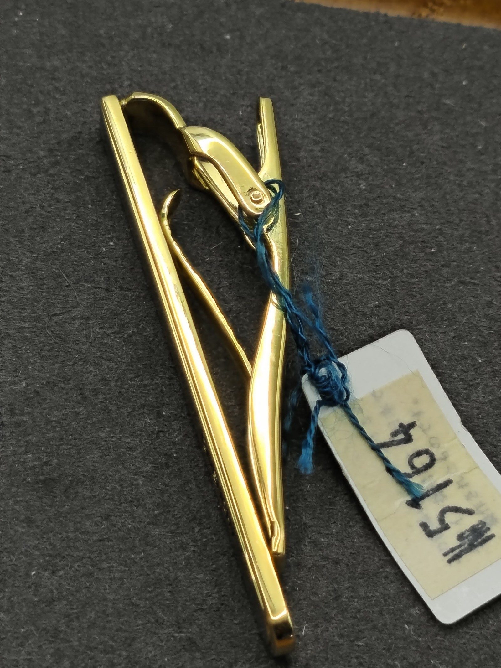 Givenchy Men Gold Tone & Silver Tie Clip Bar Other image 8