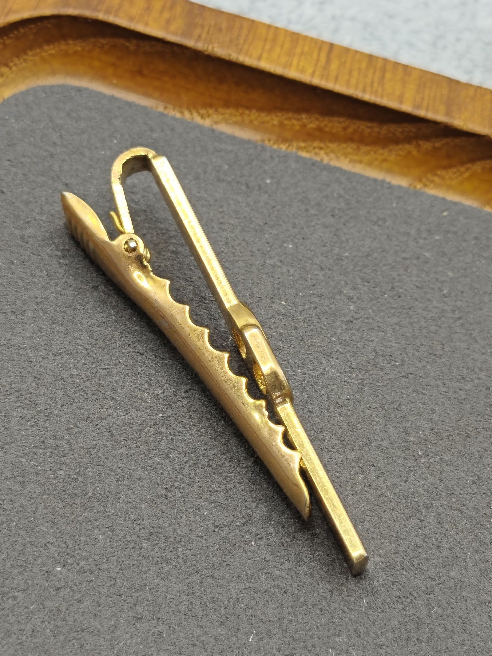 CD Gold Tone Logo Tie Clip Men Other image 4