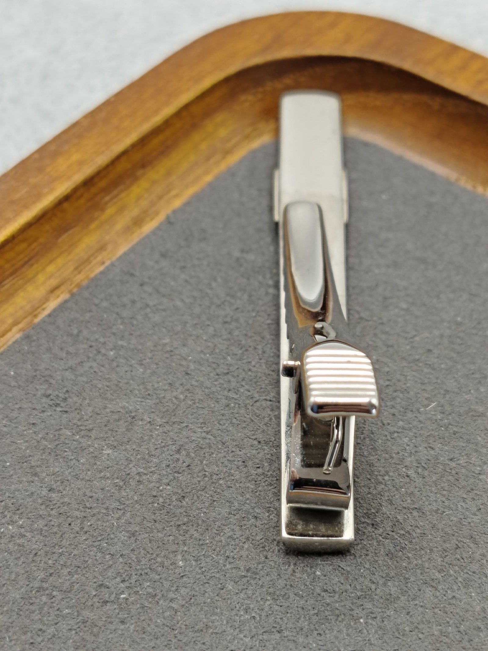 Pierre Cardin Gold & Silver Tone Men's Tie Clip with Swirl Design Other image 6