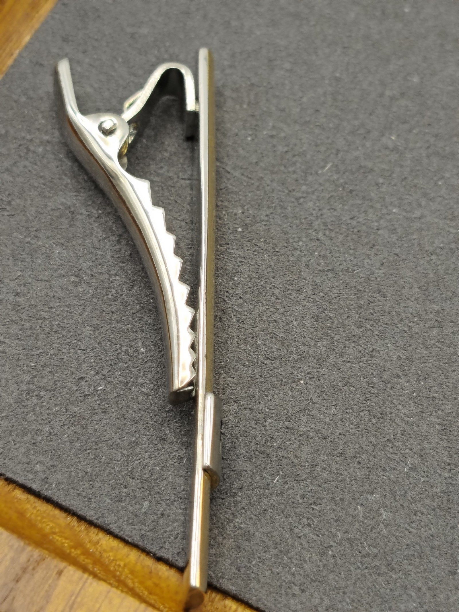 Pierre Cardin Gold & Silver Tone Men's Tie Clip with Swirl Design Other image 7