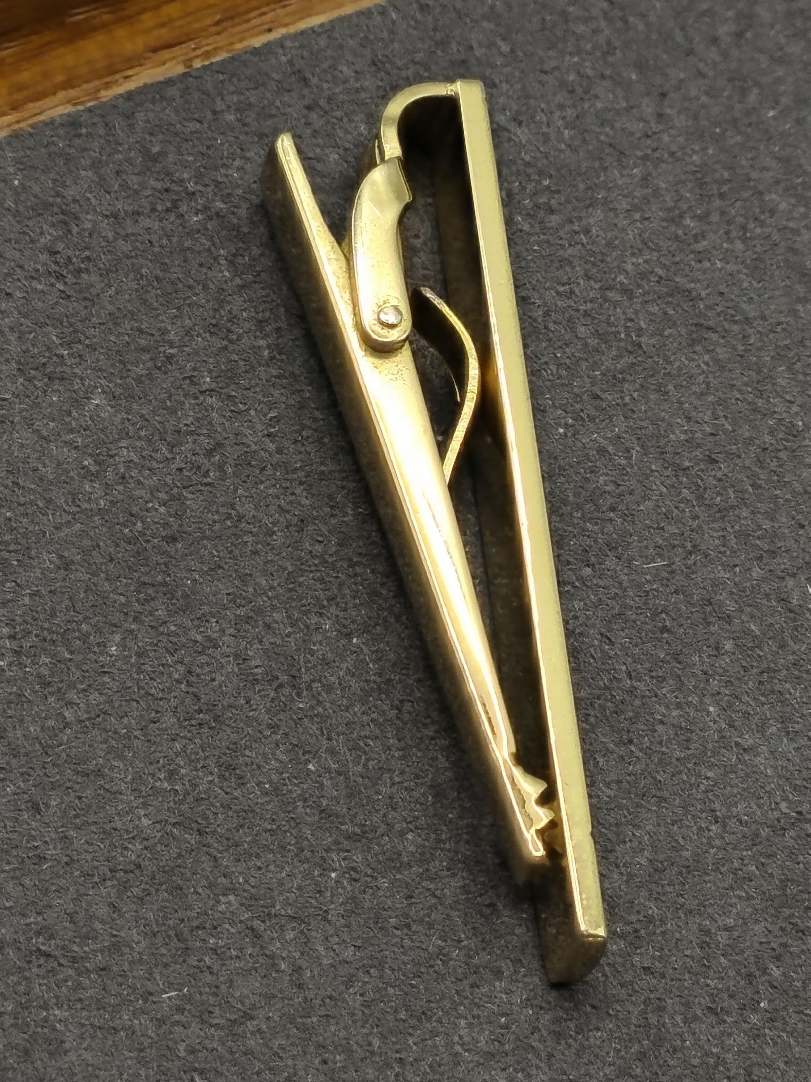 Vintage Givenchy Grey & Gold Tone Tie Clip Men Other image 7
