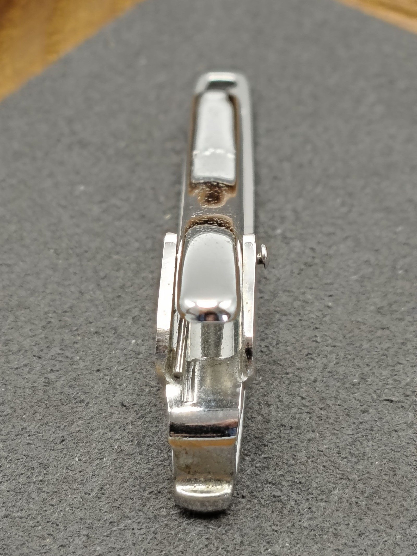 Yves Saint Laurent Gold & Silver Tone Tie Clip Men Other image 9