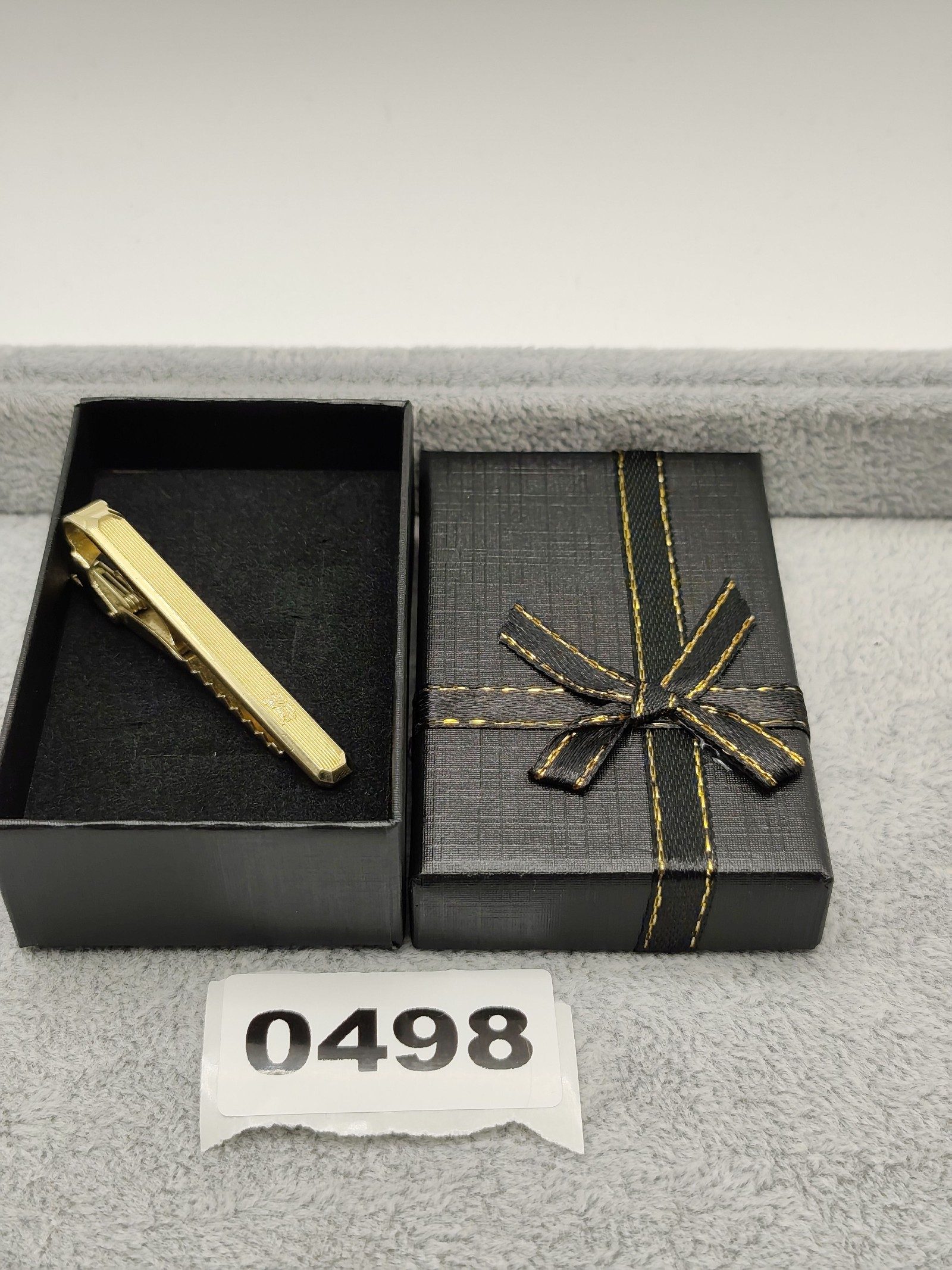 Burberry Men's Gold Tie Clip with Box