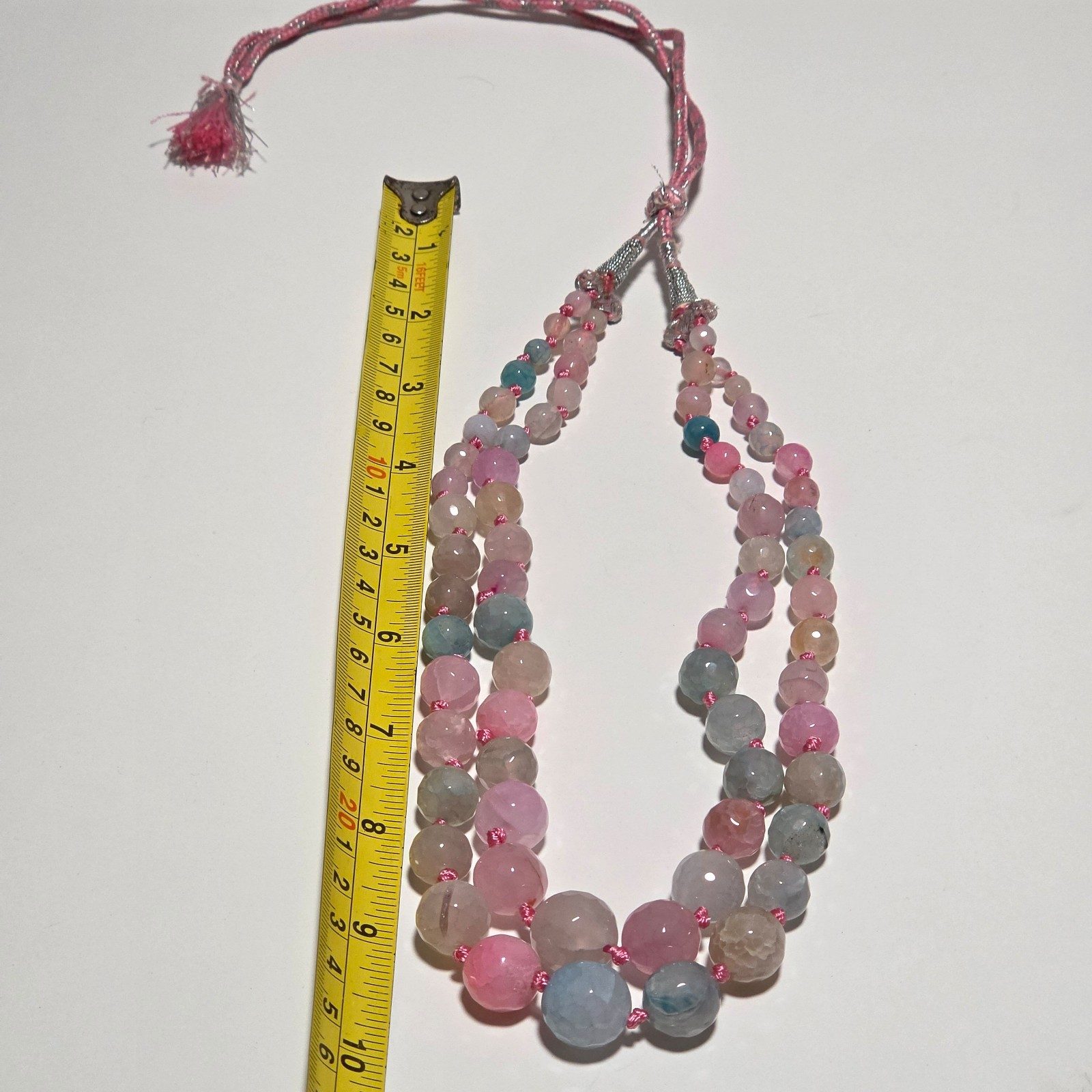 Beautiful Mixed Colour Beaded Necklace.b5 image 4