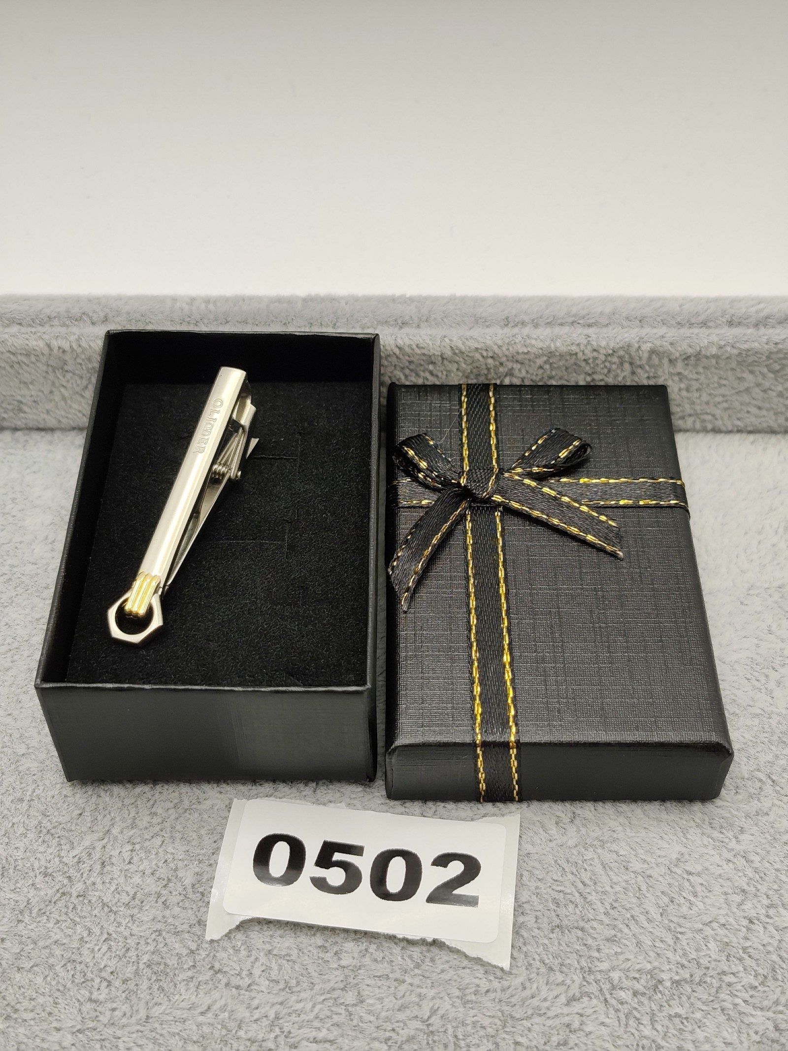 Oliver Silver & Gold Tone Men’s Tie Clip 6 cm