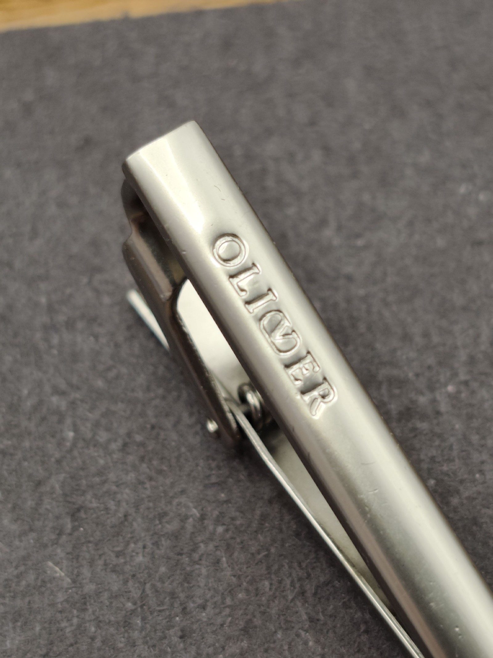 Oliver Silver & Gold Tone Men’s Tie Clip 6 cm image 5