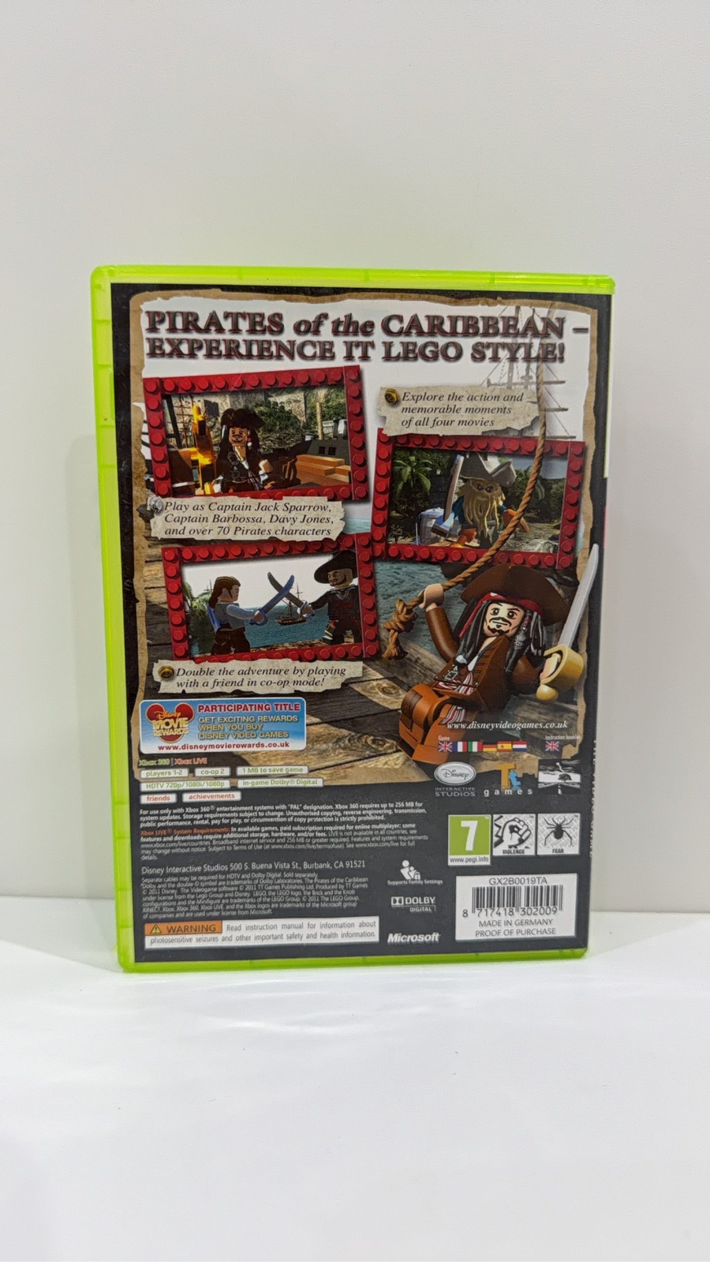 LEGO Pirates of the Caribbean Xbox 360 PAL UK CIB VGC image 4