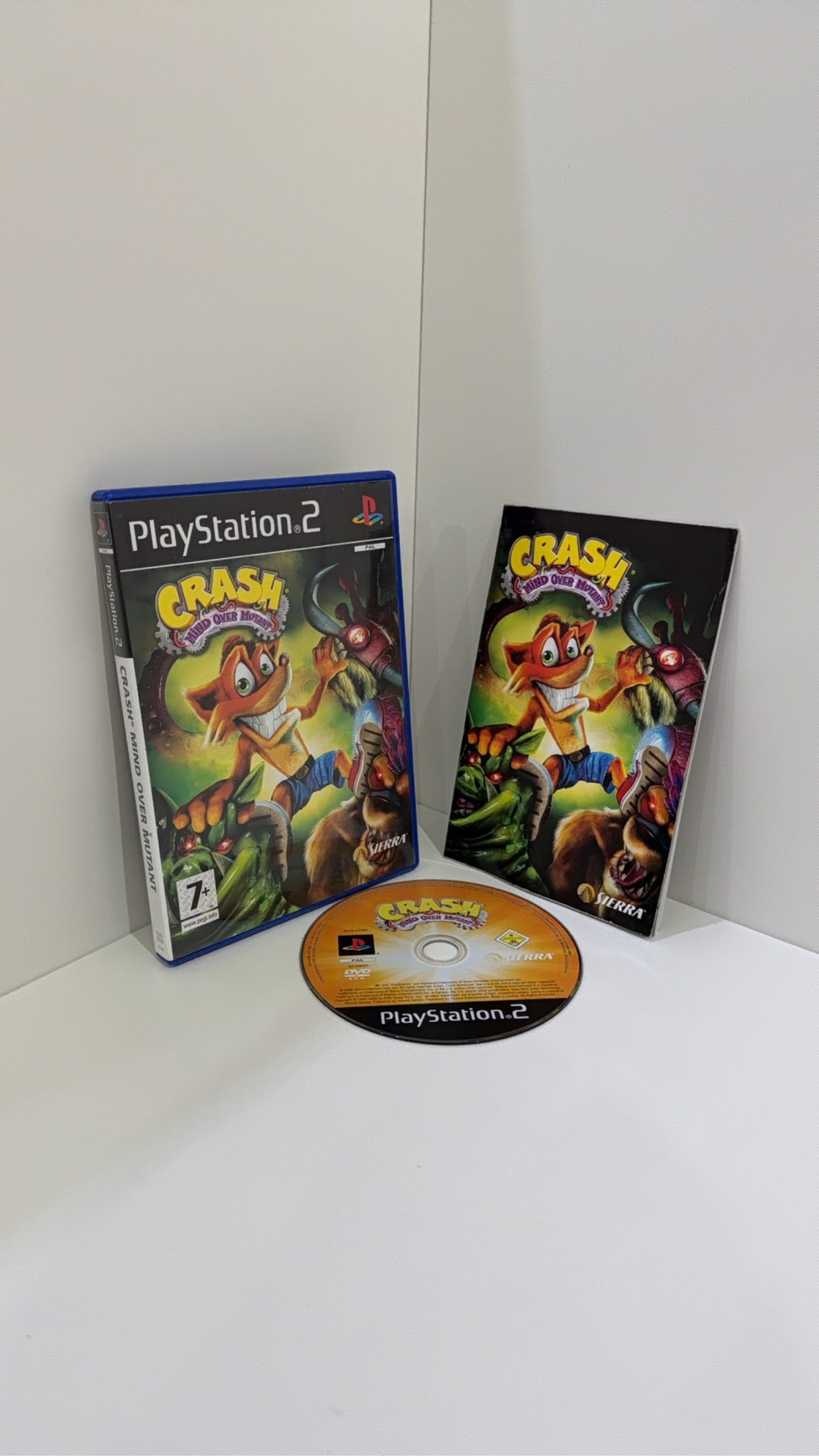 Crash Mind Over Mutant Sony PlayStation 2 PS2 Complete With Manual PAL UK