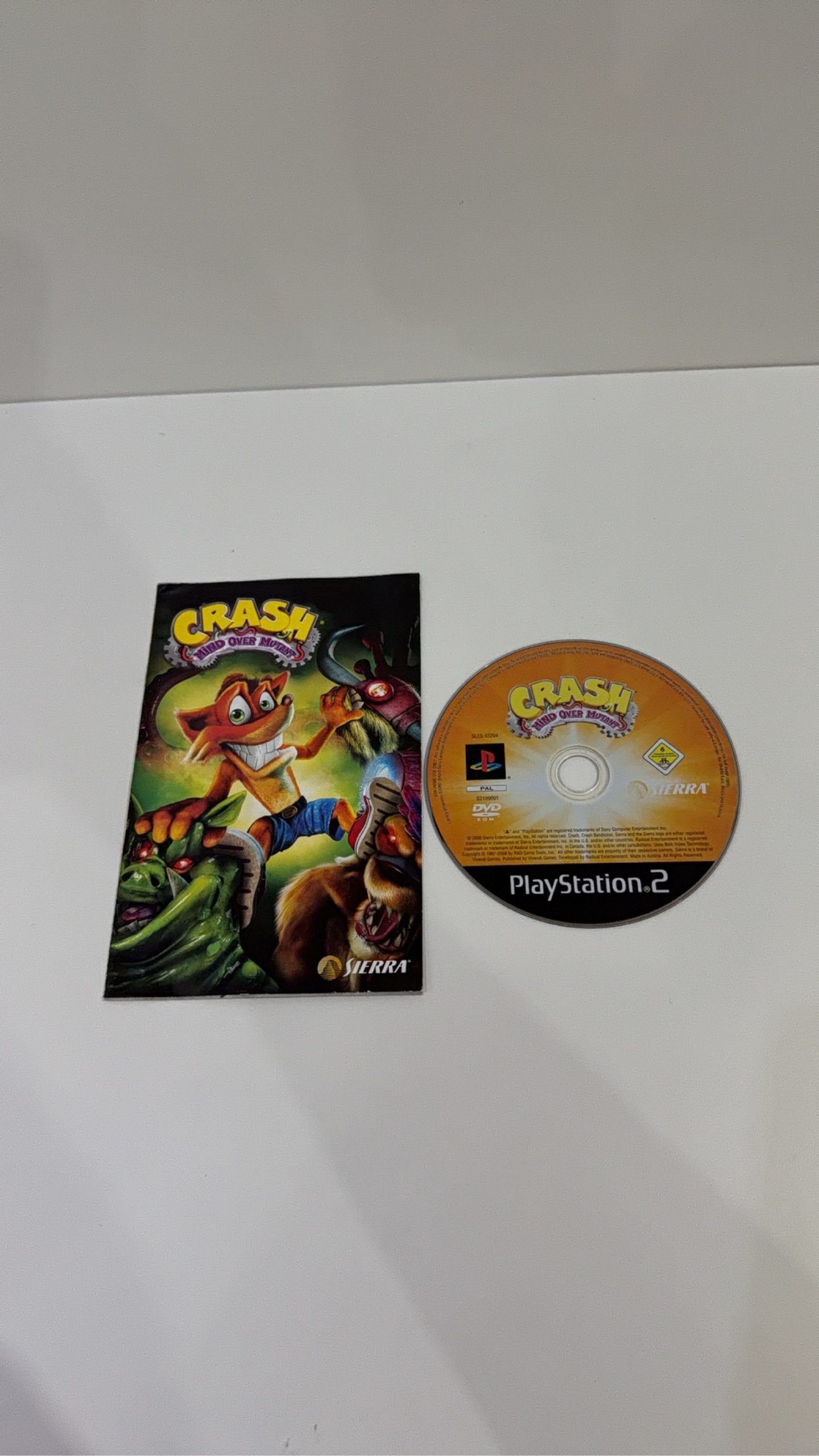 Crash Mind Over Mutant Sony PlayStation 2 PS2 Complete With Manual PAL UK image 2