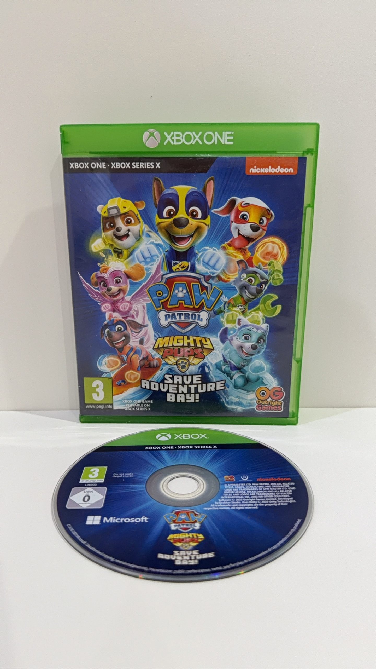 Paw Patrol Mighty Pups Save Adventure Bay Xbox One PAL UK No Manual VGC